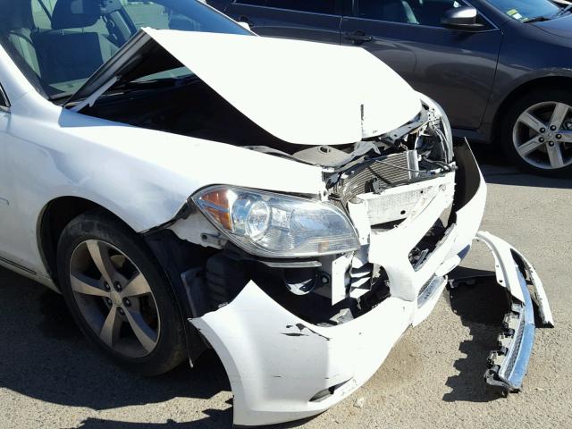 1G1ZC5E04CF193221 - 2012 CHEVROLET MALIBU 1LT 白色 照片 9