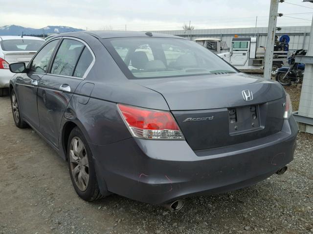 1HGCP36898A044951 - 2008 HONDA ACCORD EXL CHARCOAL photo 3