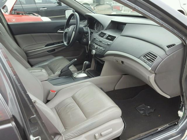 1HGCP36898A044951 - 2008 HONDA ACCORD EXL CHARCOAL photo 5