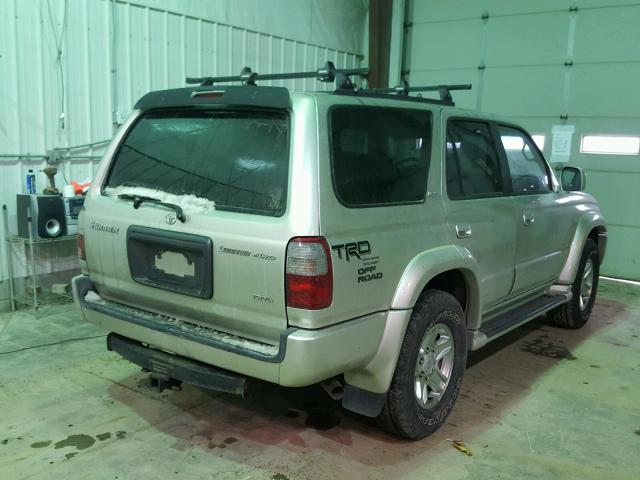 JT3HN87R9Y9042606 - 2000 TOYOTA 4RUNNER LI SILVER photo 4