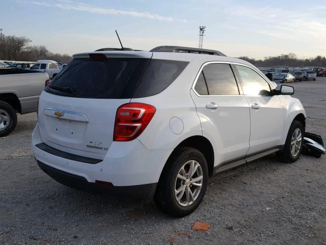 2GNALCEK1G6291494 - 2016 CHEVROLET EQUINOX LT WHITE photo 4