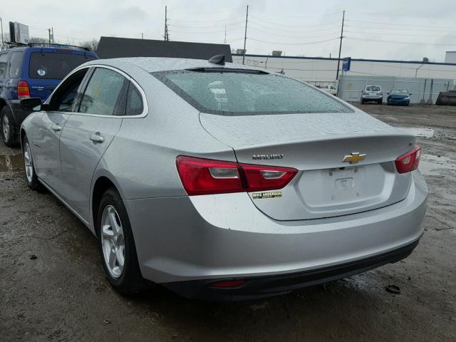 1G1ZB5ST8GF201828 - 2016 CHEVROLET MALIBU LS SILVER photo 3