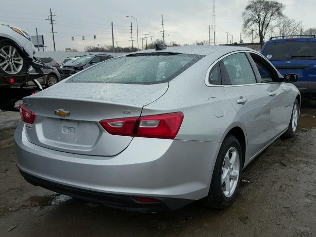 1G1ZB5ST8GF201828 - 2016 CHEVROLET MALIBU LS SILVER photo 4