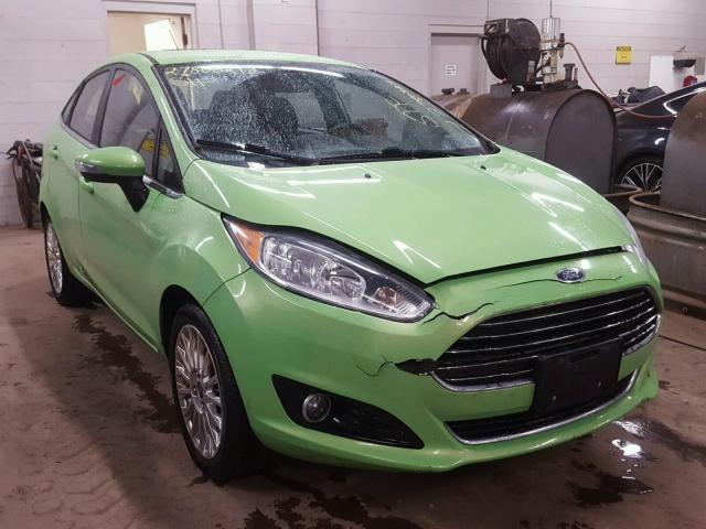 3FADP4CJ3EM107272 - 2014 FORD FIESTA TIT GREEN photo 1