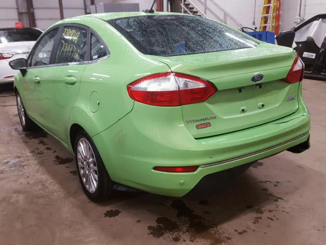 3FADP4CJ3EM107272 - 2014 FORD FIESTA TIT GREEN photo 3