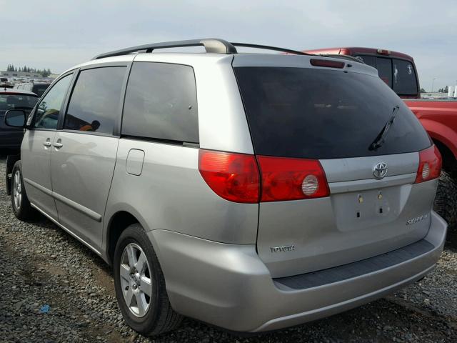 5TDZK23C48S190395 - 2008 TOYOTA SIENNA CE GRAY photo 3