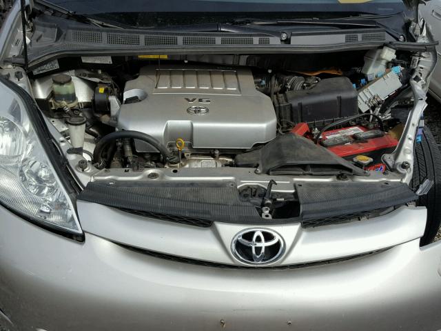 5TDZK23C48S190395 - 2008 TOYOTA SIENNA CE GRAY photo 7