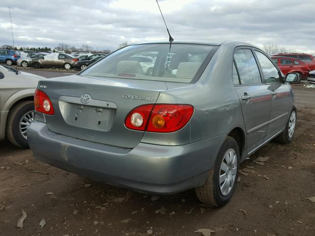 1NXBR32E33Z079956 - 2003 TOYOTA COROLLA CE GRAY photo 4