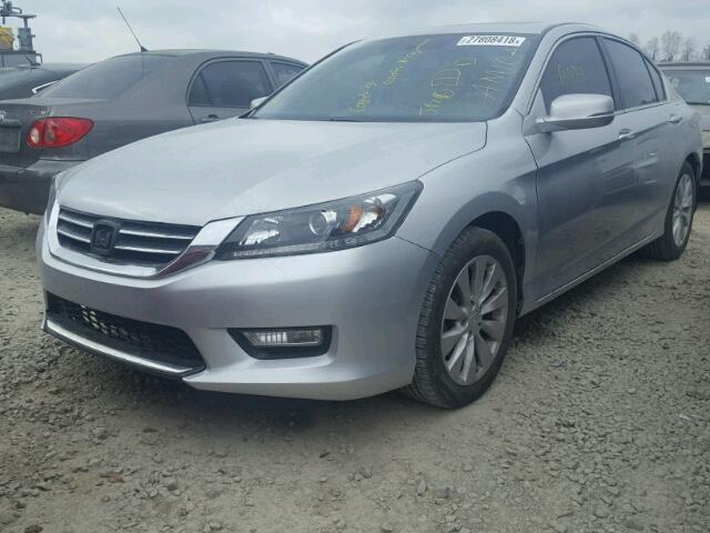 1HGCR2F80EA169109 - 2014 HONDA ACCORD EXL SILVER photo 2