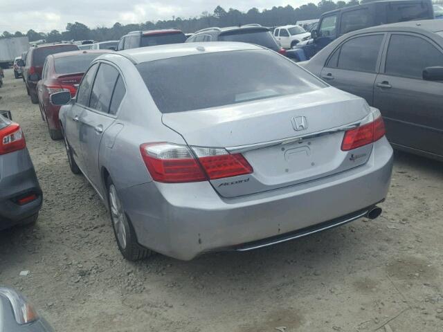 1HGCR2F80EA169109 - 2014 HONDA ACCORD EXL SILVER photo 3