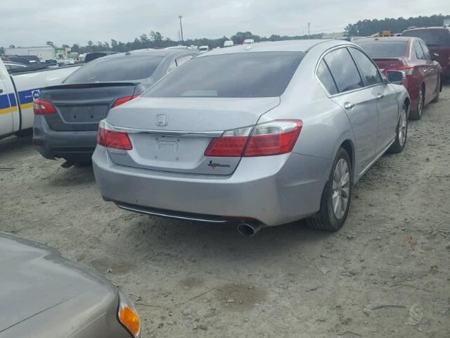 1HGCR2F80EA169109 - 2014 HONDA ACCORD EXL SILVER photo 4