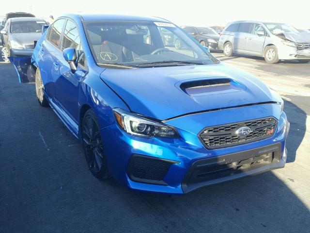 JF1VA2N60J9823705 - 2018 SUBARU WRX STI BLUE photo 1