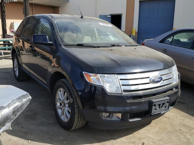 2FMDK38C49BA72824 - 2009 FORD EDGE SEL BLUE photo 1