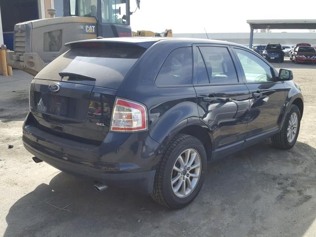 2FMDK38C49BA72824 - 2009 FORD EDGE SEL BLUE photo 4