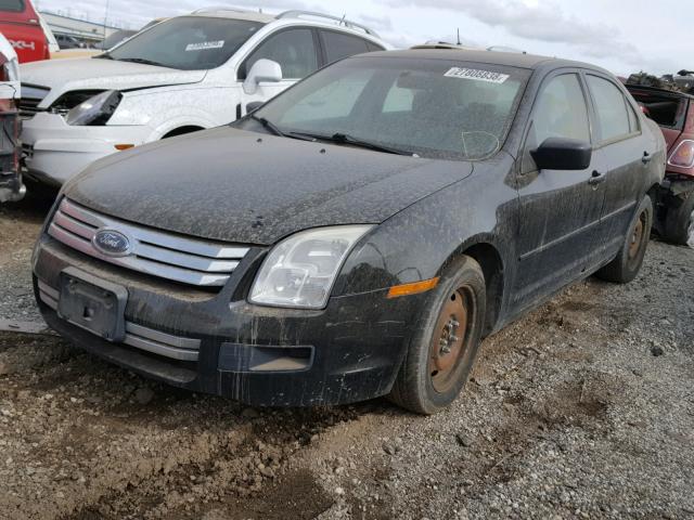 3FAHP06Z07R258121 - 2007 FORD FUSION S BLACK photo 2