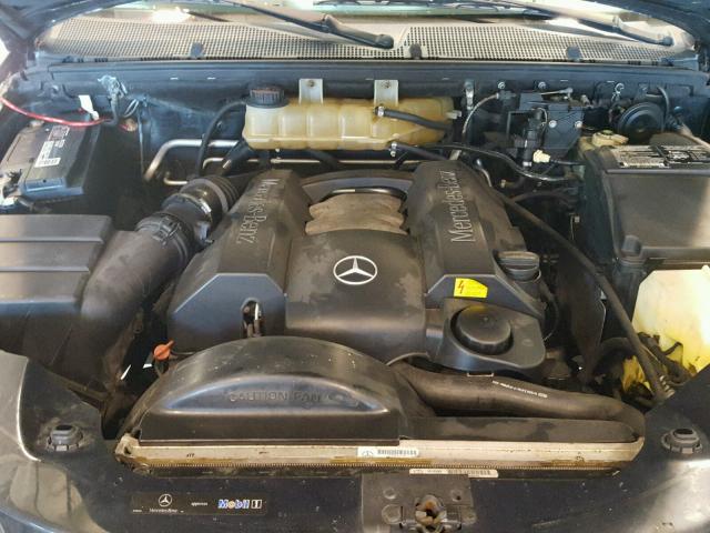 4JGAB57EX3A451010 - 2003 MERCEDES-BENZ ML 350 BLUE photo 7