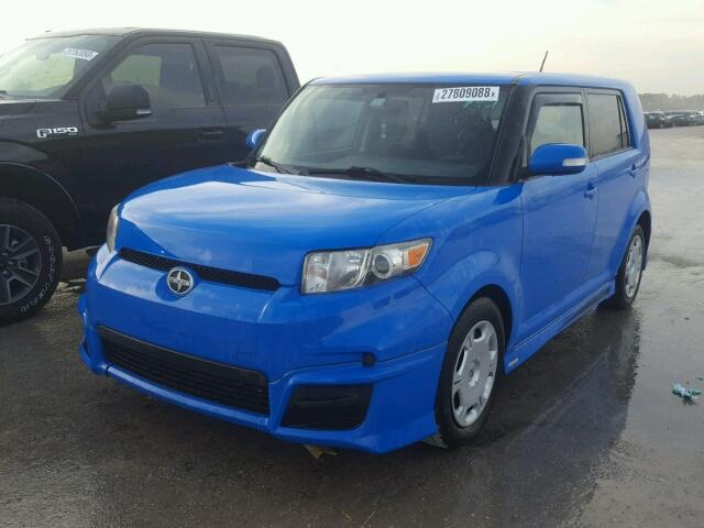 JTLZE4FE9B1135546 - 2011 TOYOTA SCION XB BLUE photo 2