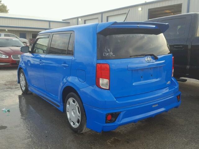 JTLZE4FE9B1135546 - 2011 TOYOTA SCION XB BLUE photo 3