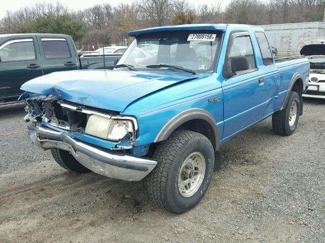 1FTCR15X9RTB04948 - 1994 FORD RANGER SUP BLUE photo 2