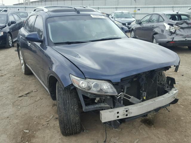 JNRAS08W88X203132 - 2008 INFINITI FX35 BLUE photo 1