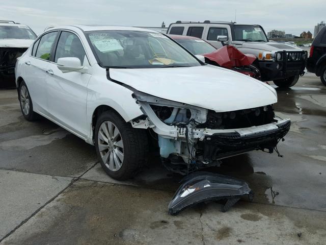 1HGCR2F80FA007949 - 2015 HONDA ACCORD EXL WHITE photo 1