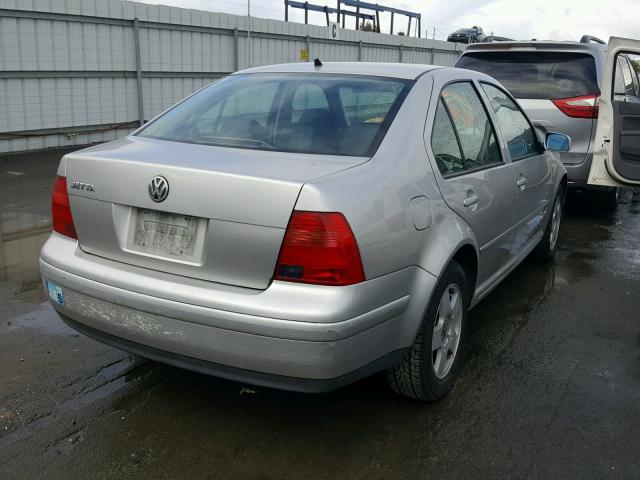 3VWSK69M91M090563 - 2001 VOLKSWAGEN JETTA GLS SILVER photo 4