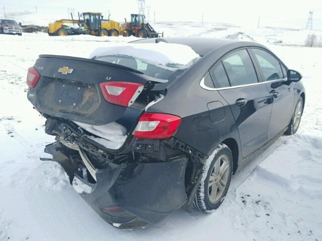 1G1BE5SM5G7244289 - 2016 CHEVROLET CRUZE LT BLACK photo 4