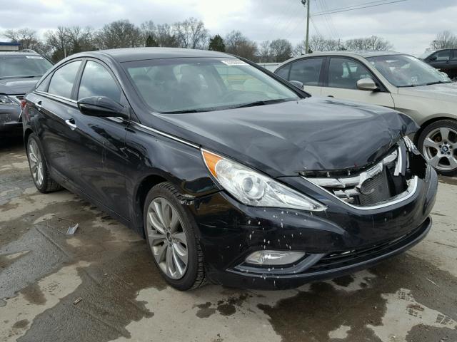 5NPEC4AC6BH276802 - 2011 HYUNDAI SONATA SE BLACK photo 1