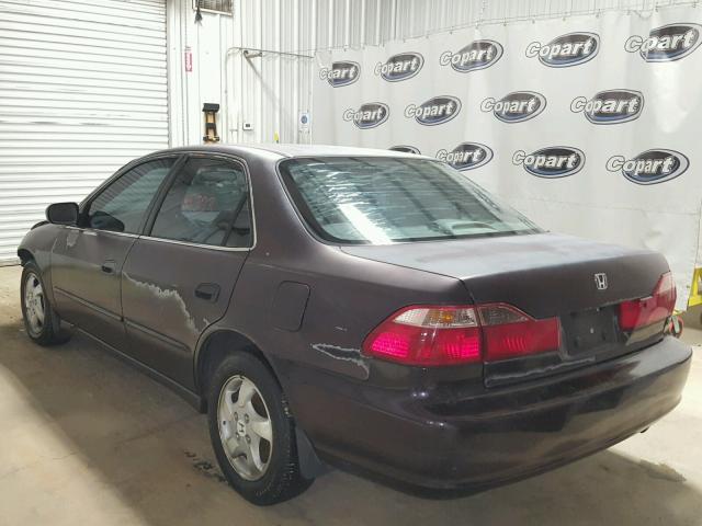 1HGCG5559WA008919 - 1998 HONDA ACCORD EX PURPLE photo 3