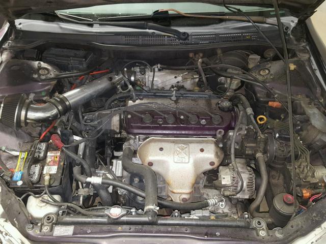 1HGCG5559WA008919 - 1998 HONDA ACCORD EX PURPLE photo 7