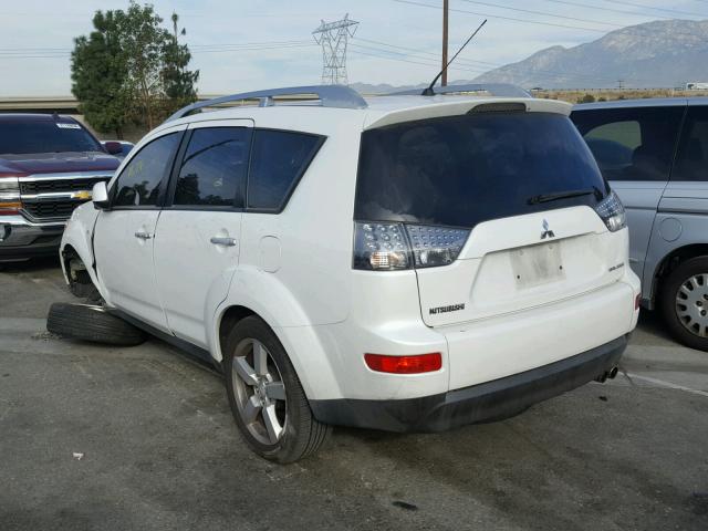 JA4MS41X17U007101 - 2007 MITSUBISHI OUTLANDER WHITE photo 3