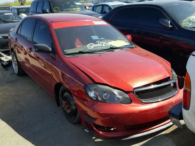 JTDBR32EX60065472 - 2006 TOYOTA COROLLA CE RED photo 1