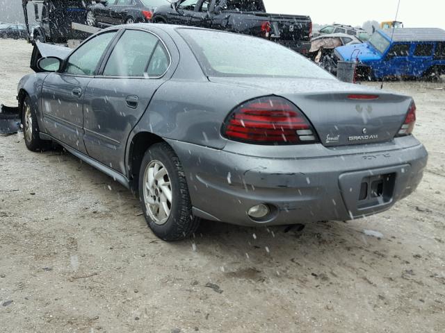 1G2NE52F24C248202 - 2004 PONTIAC GRAND AM S GRAY photo 3