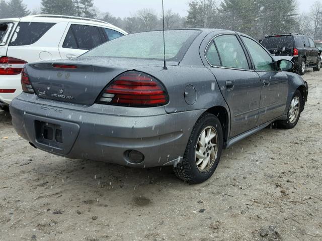 1G2NE52F24C248202 - 2004 PONTIAC GRAND AM S GRAY photo 4