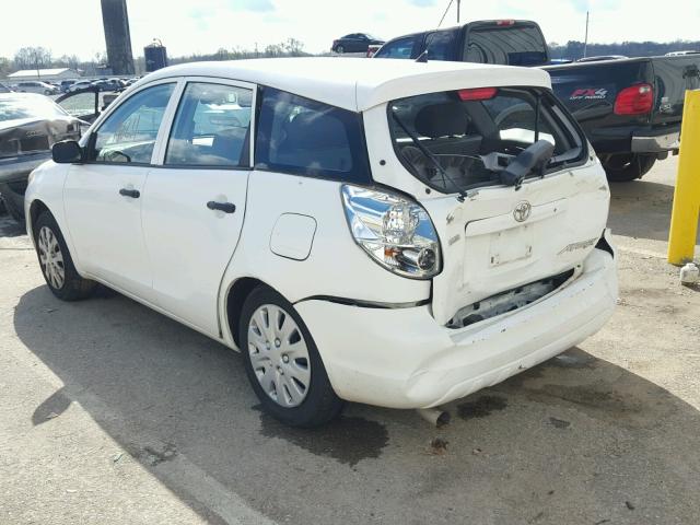 2T1KR32E87C685938 - 2007 TOYOTA COROLLA MA WHITE photo 3