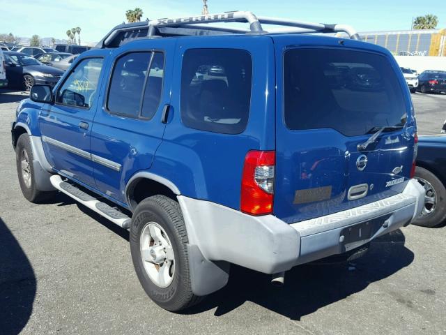 5N1ED28T74C657589 - 2004 NISSAN XTERRA XE BLUE photo 3