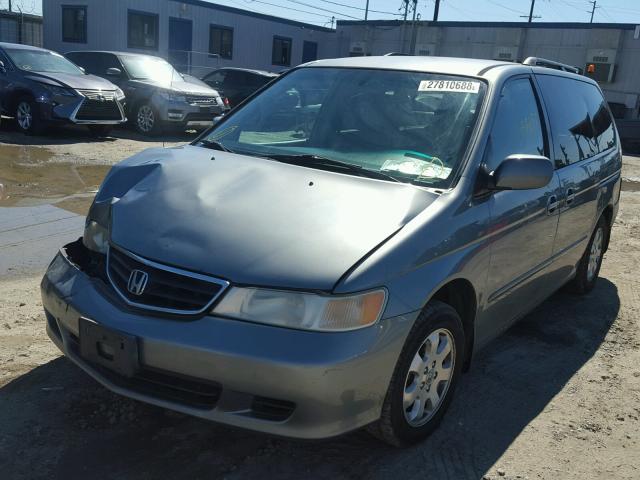 2HKRL18982H572897 - 2002 HONDA ODYSSEY EX GRAY photo 2