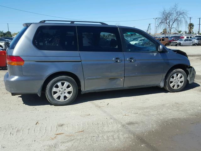 2HKRL18982H572897 - 2002 HONDA ODYSSEY EX GRAY photo 9