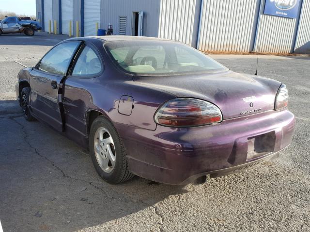 1G2WP12K6VF248059 - 1997 PONTIAC GRAND PRIX PURPLE photo 3