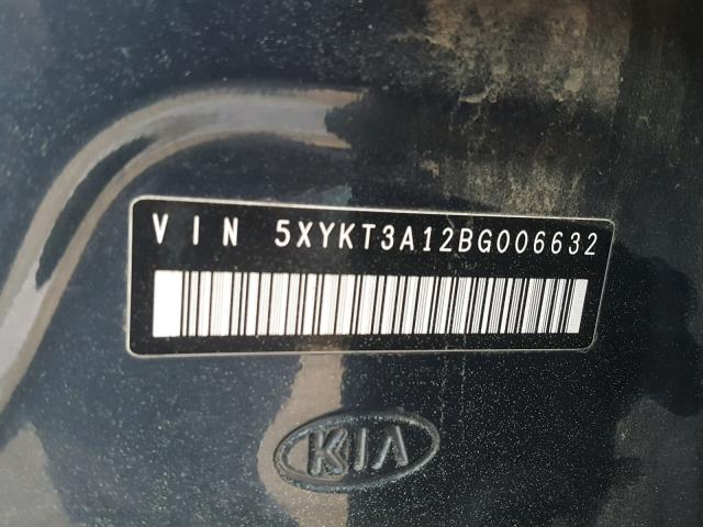 5XYKT3A12BG006632 - 2011 KIA SORENTO BA GREEN photo 10