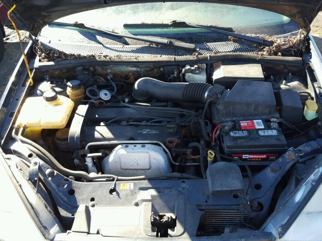 1FAHP36342W274986 - 2002 FORD FOCUS SE BLUE photo 7