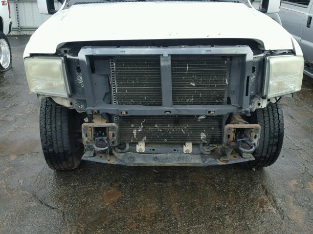 1FTSX21557EA31476 - 2007 FORD F250 SUPER WHITE photo 9