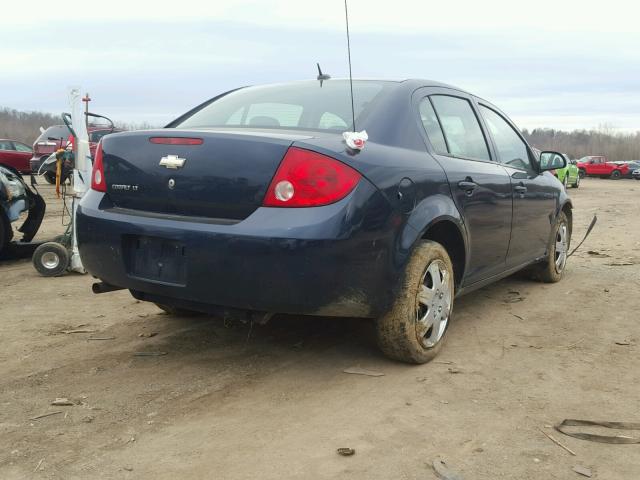 1G1AT58H397156680 - 2009 CHEVROLET COBALT LT BLUE photo 4