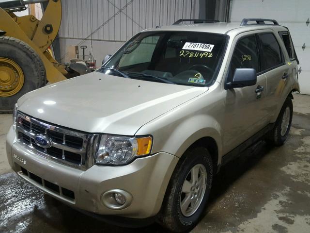 1FMCU9D76BKC03152 - 2011 FORD ESCAPE XLT TAN photo 2