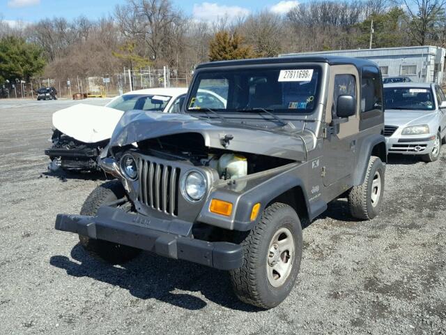 1J4FA39S14P721674 - 2004 JEEP WRANGLER X BROWN photo 2