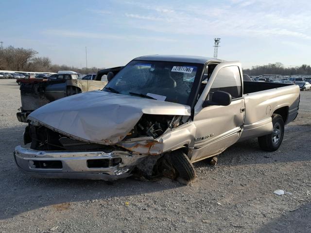 1B7HC16Y71S795096 - 2001 DODGE RAM 1500 SILVER photo 2