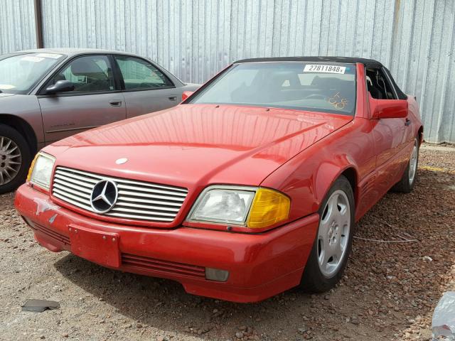 WDBFA61E4LF013452 - 1990 MERCEDES-BENZ 300 SL RED photo 2