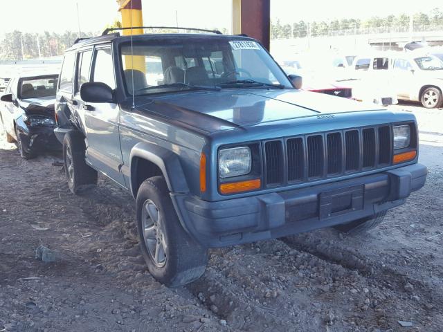 1J4FT68S1WL217715 - 1998 JEEP CHEROKEE S BLUE photo 1