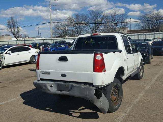 1FMZU77K74UA62145 - 2004 FORD EXPLORER S WHITE photo 4