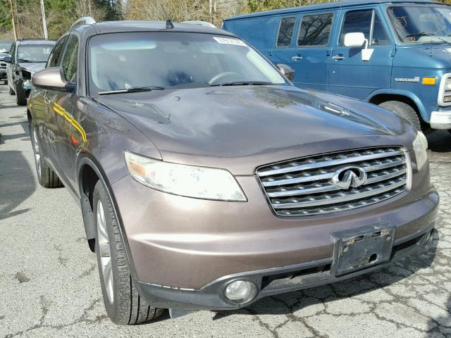 JNRBS08WX4X403492 - 2004 INFINITI FX45 BROWN photo 1